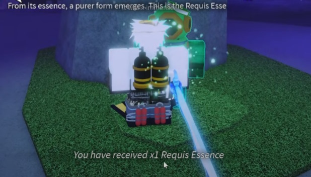 Requis Essence from Magical Diver in Fisch