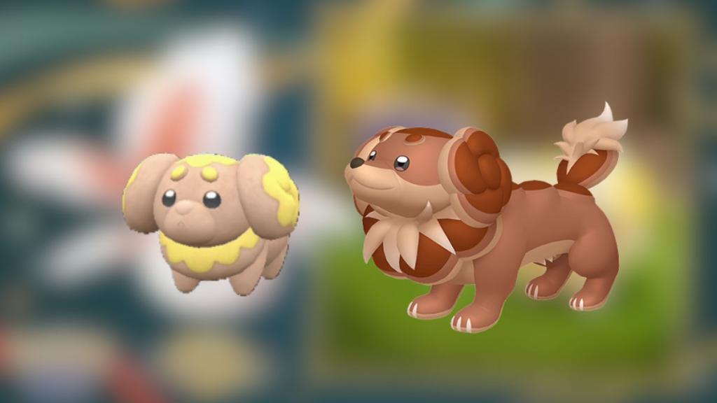 Shiny Fidough and Shiny Dachsbun