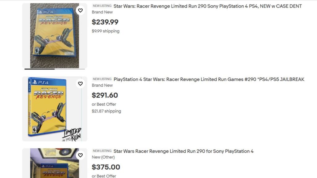 Star Wars Racer Revenge Prices eBay