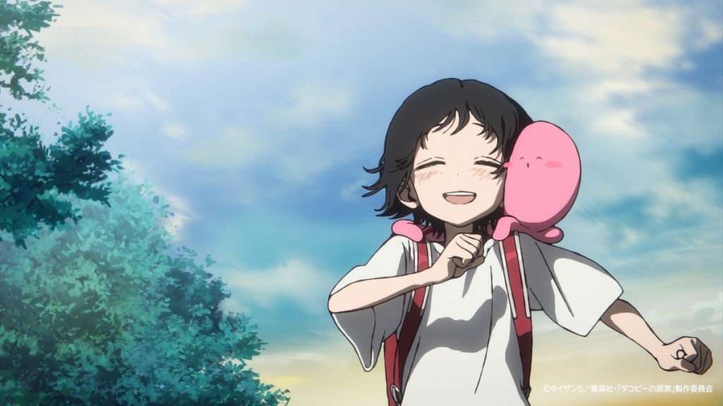 Shizuka with Takopi in Takopi's Original Sins anime