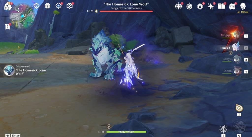 The Homesick Lone Wolf boss guide Genshin impact