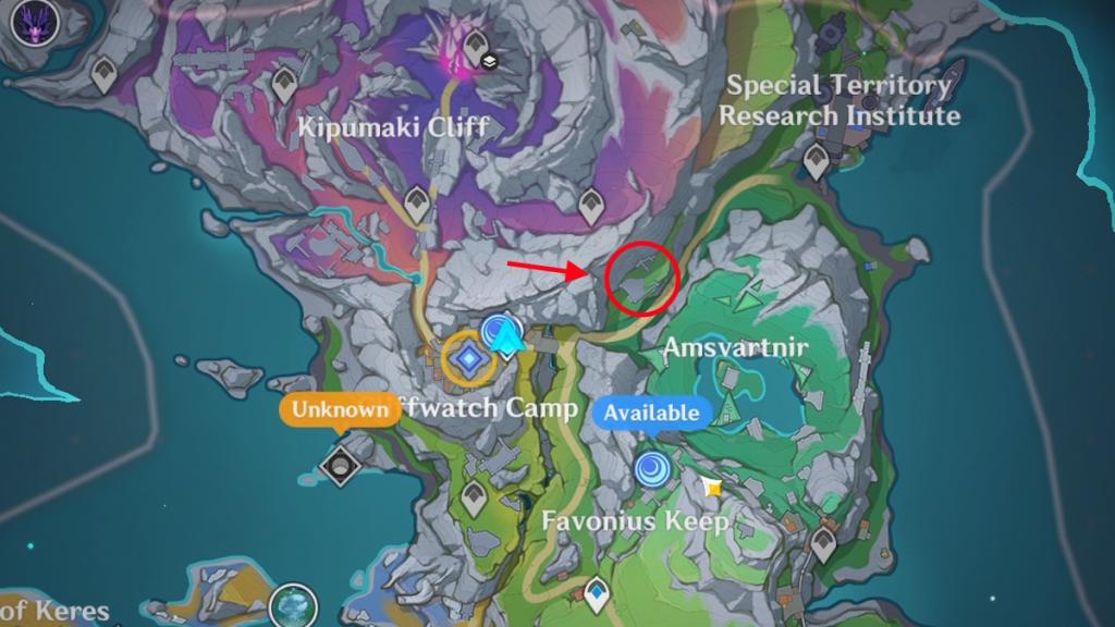 The Homesick Lone Wolf boss location Genshin impact