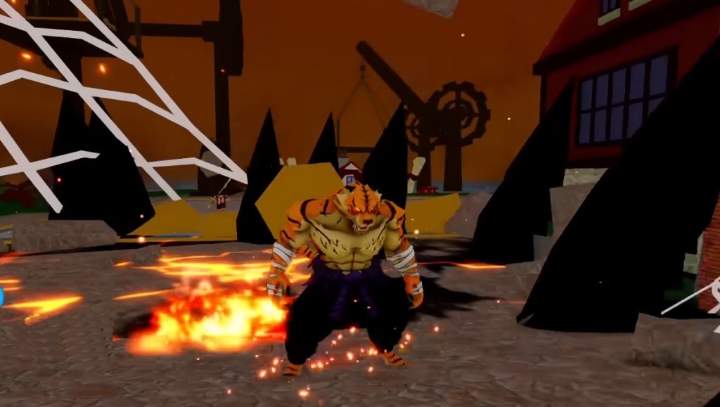 Tiger Fruit Showcase in Blox Fruits All Abilities and Passives