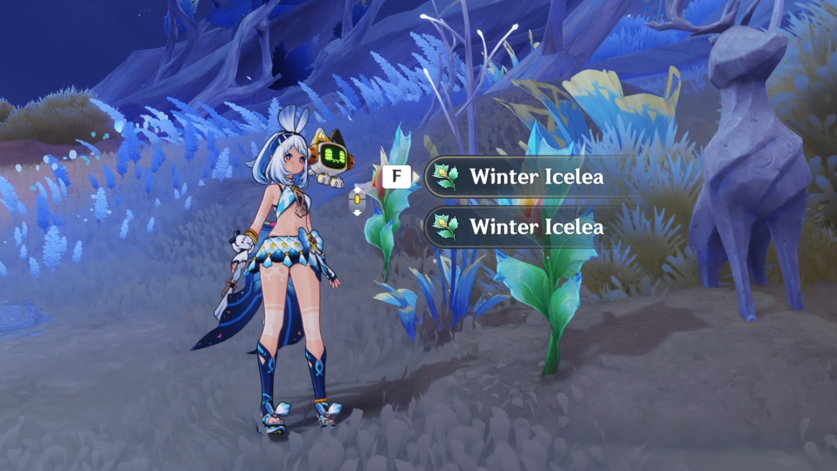 Genshin Impact Winter Icelea Material Locations and Farm Route