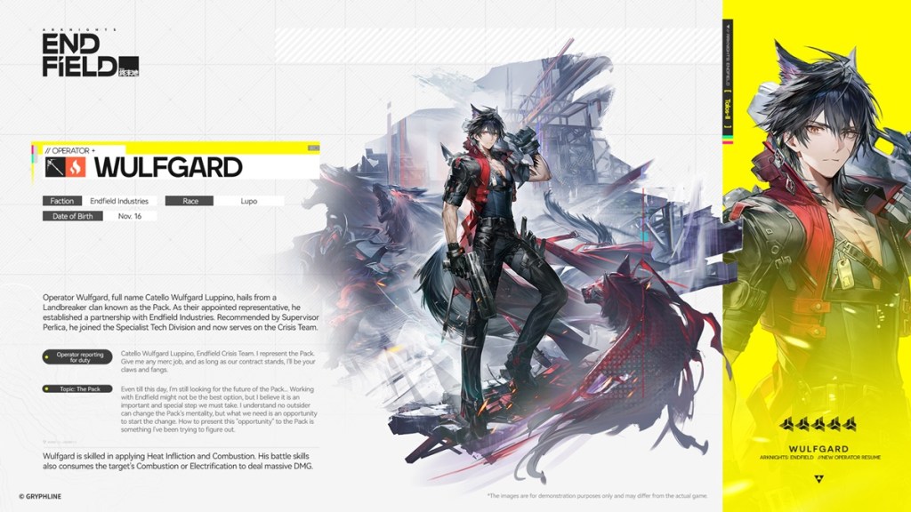 Wulfgard Arknights Endfield