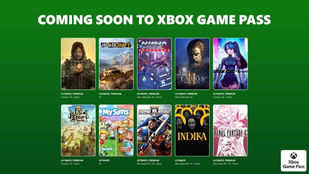 Xbox Game Pass January 2026 Games