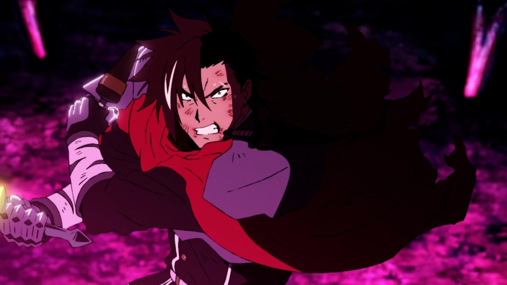 Xylo fighting against demons in Sentenced to Be a Hero