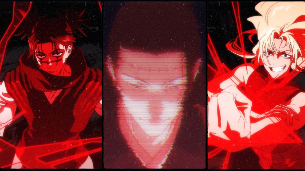 Yuki and Choso vs. Kenjaku in JJK anime