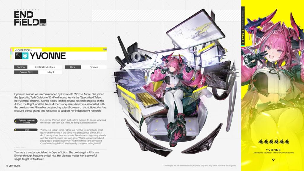 Yvonne Arknights Endfield