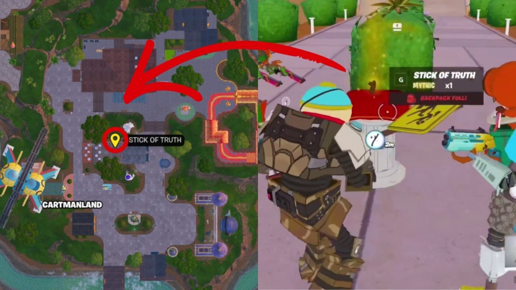 Fortnite Stick of Truth location