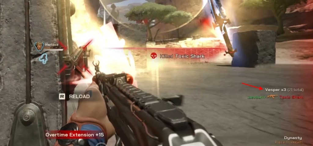 get vesper by killing players in highguard