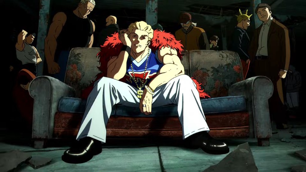 Hakari running his fight club in JJK