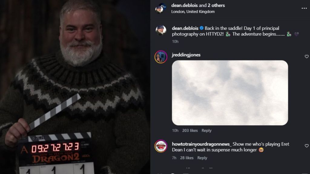 Dean DeBlois teasing the sequel of HTTYD live-action
