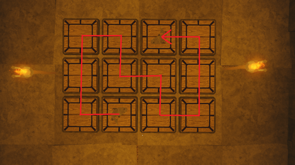 Abyss Sunken Temple Puzzle 1 Solution