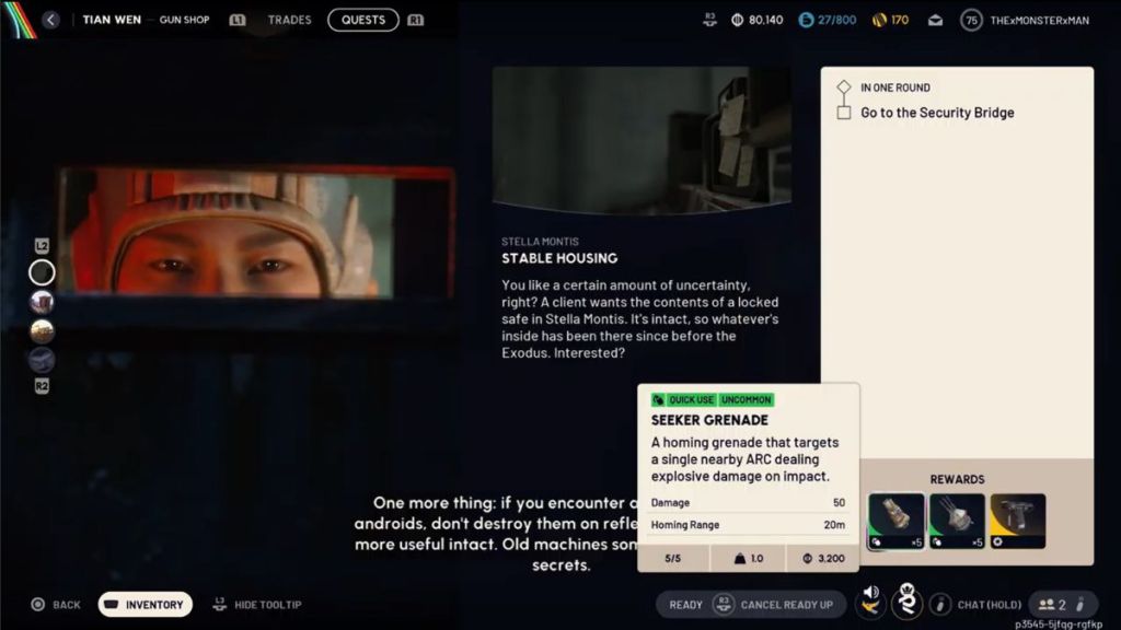 Arc Raiders Stable Housing Quest