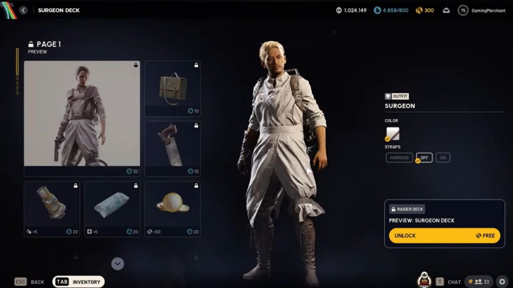 Arc Raiders Surgeon Deck Full