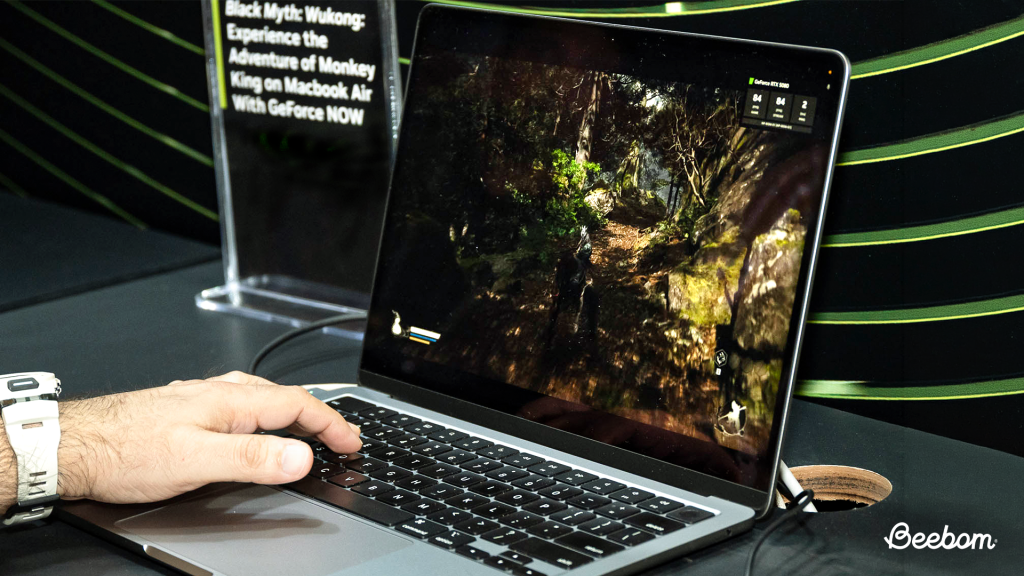 NVIDIA GeForce Now running Black Myth Wukong