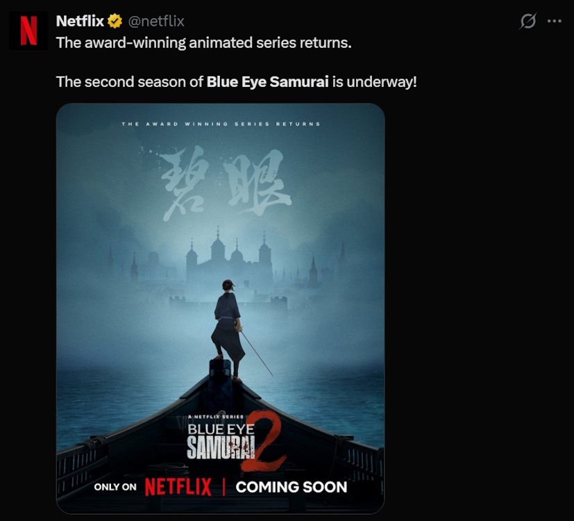 Blue Eye Samurai Season 2 When Is It Coming Out?
