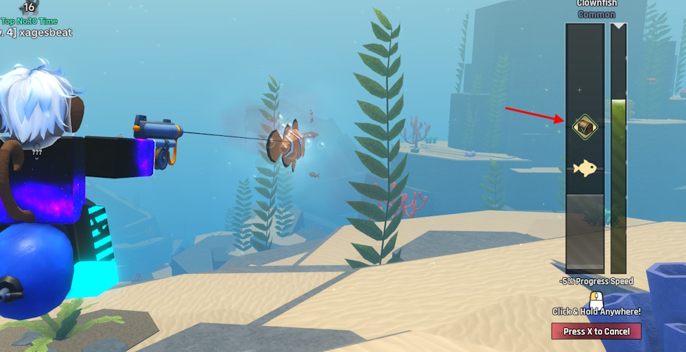 Catching Geode in Abyss