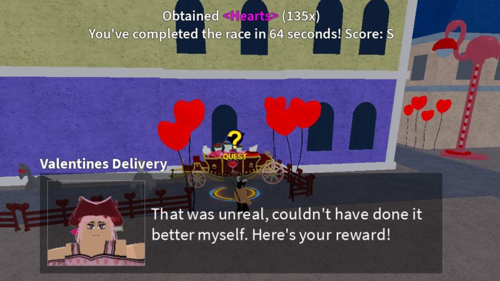 Delivery Quest rewards