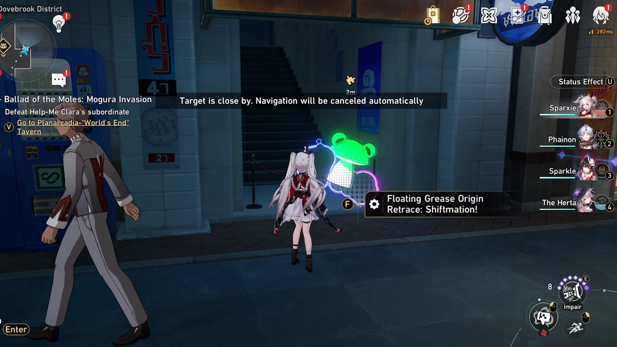 Dovebrook District Floating Grease Origin Retrace Shiftmation 1 Position