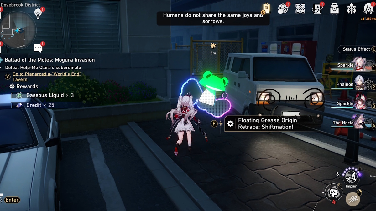 Dovebrook District Floating Grease Origin Retrace Shiftmation 2 Position