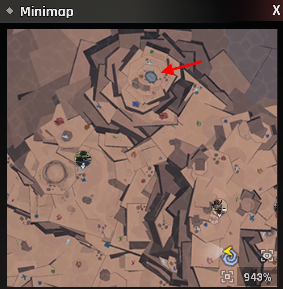 Fish Ruin Location in Abyss Ancient Sands behind fisher