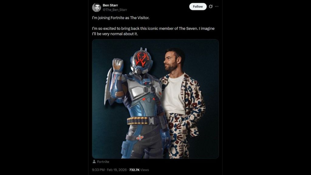 Fortnite Ben Starr The Visitor