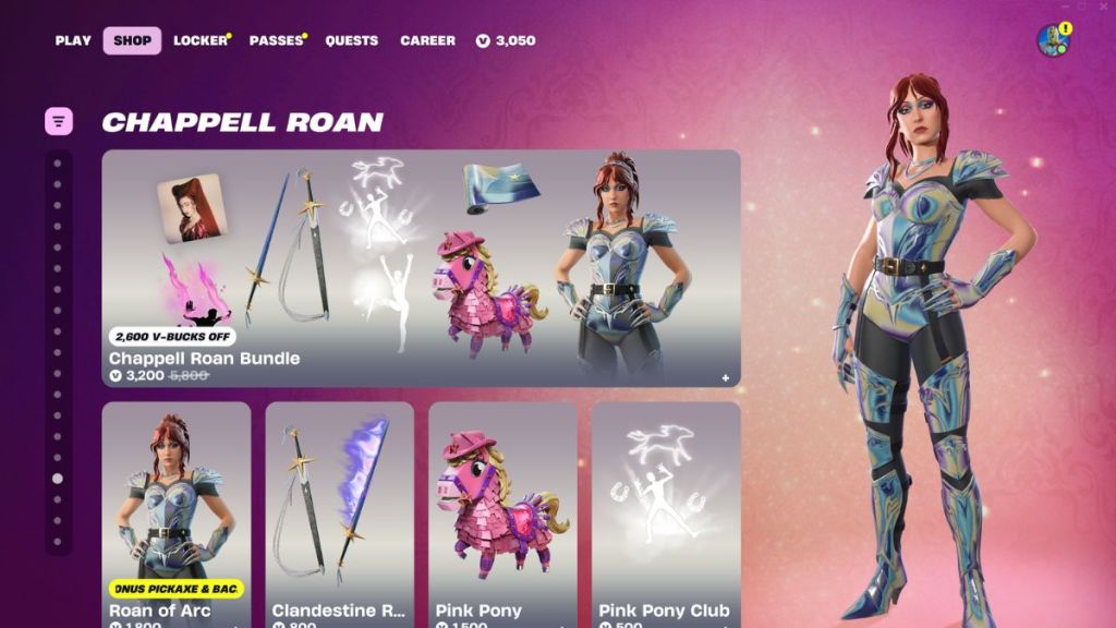 Fortnite Chappell Roan Item Shop
