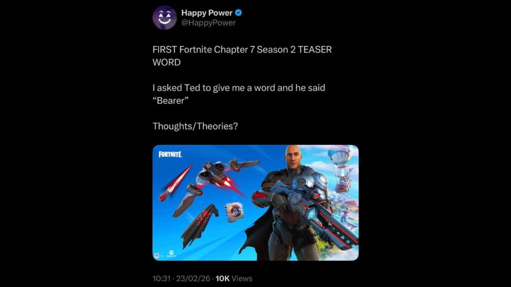 Fortnite Chapter 7 Season 2 Teaser