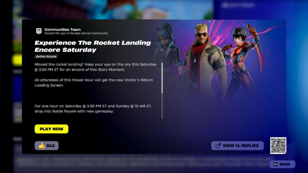 Fortnite Countdown Rocket