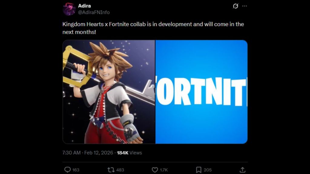 Fortnite Kingdom Hearts Leak Collaboration