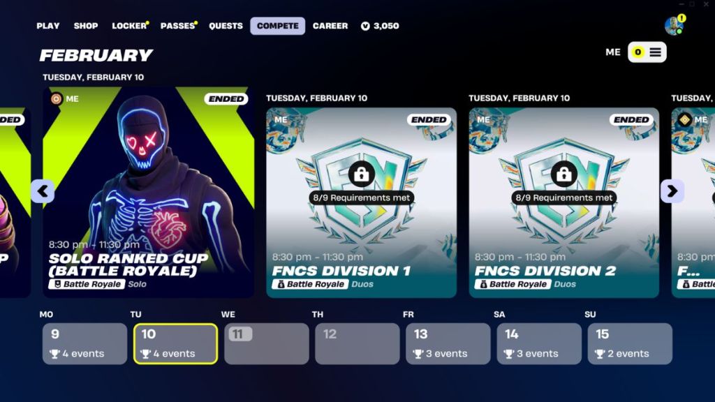 Fortnite Tournaments Secure Boot and TPM