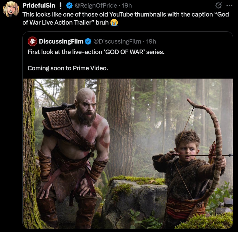 GOW First Look gets trolled