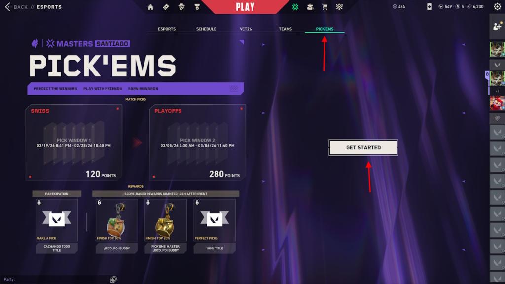 Valorant Pick’Ems Best Picks for Masters Santiago 2026: Prediction and Rewards