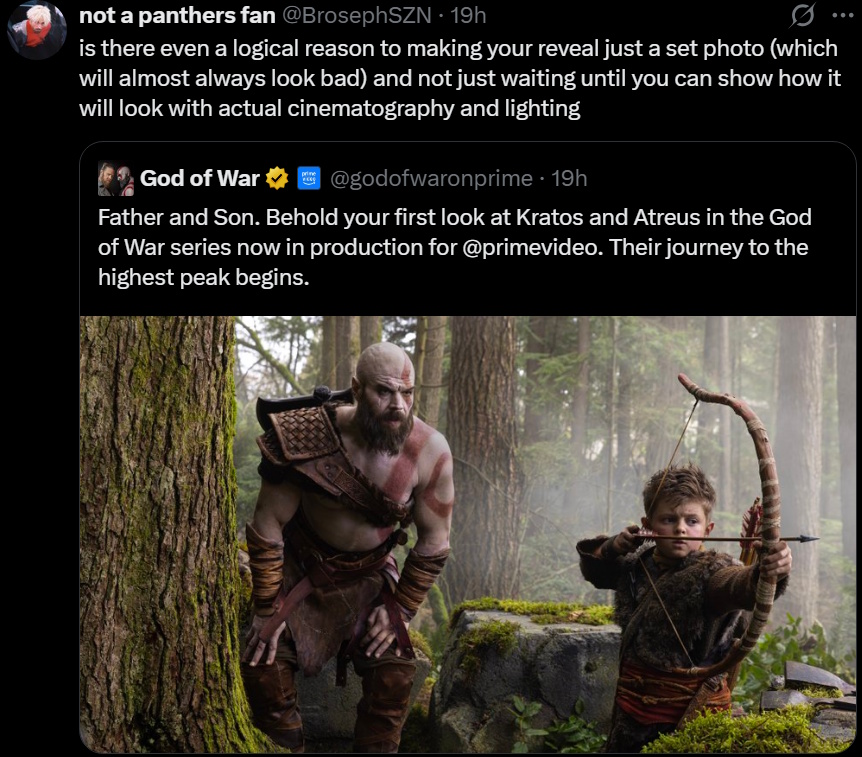 God of War set photo