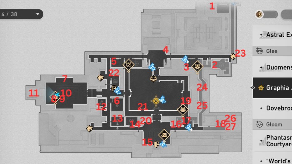 Graphia Academia Treasure Map