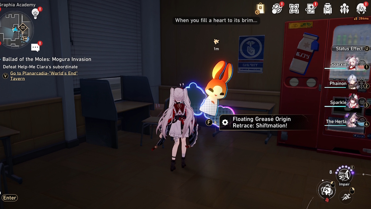 Graphia Academy Floating Grease Origin Retrace Shiftmation 1 position