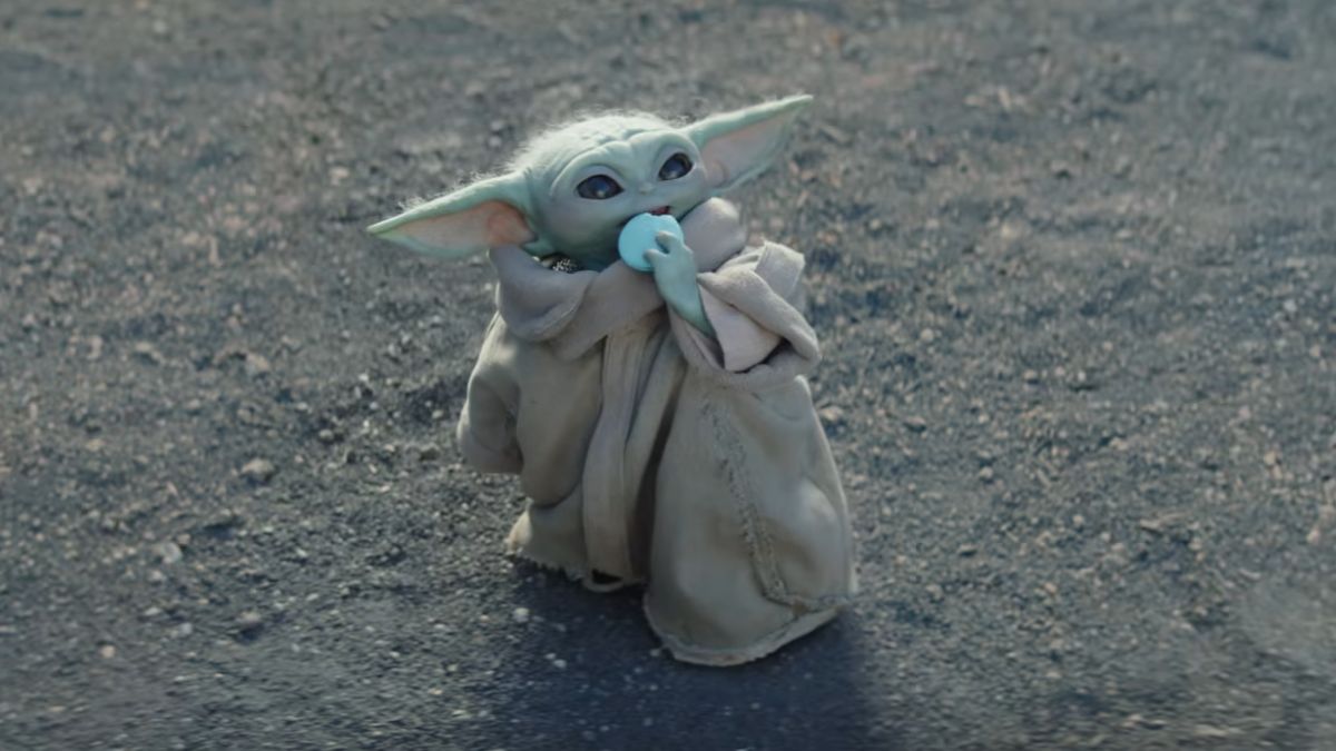 Grogu in the Mandalorian and Grogu