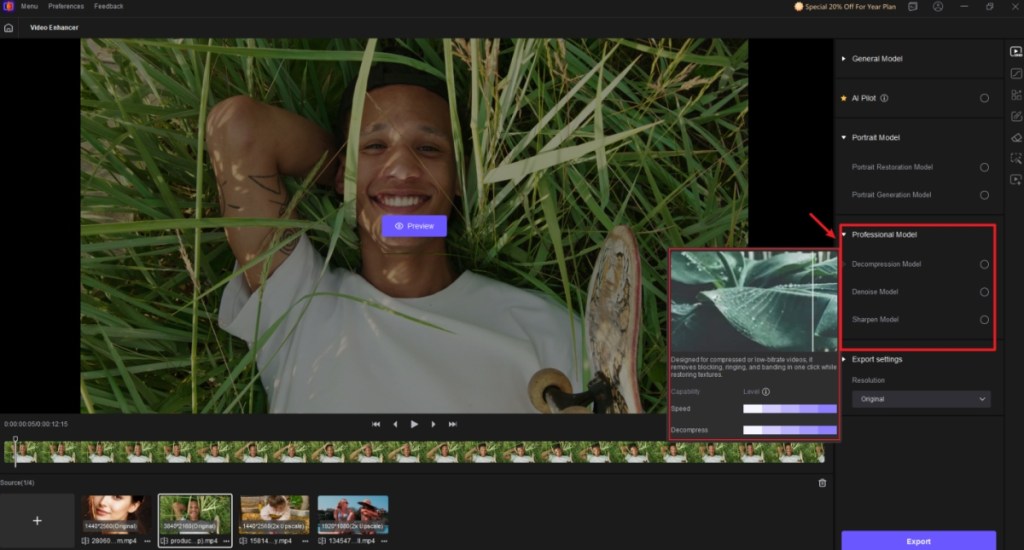 HitPaw VikPea Video timeline showcase