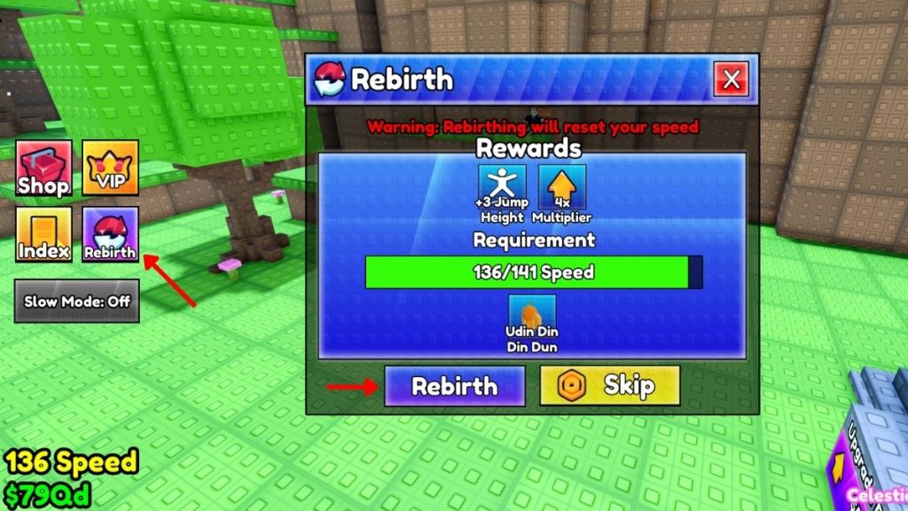 How to Rebirth in Survive Lava for Brainrots