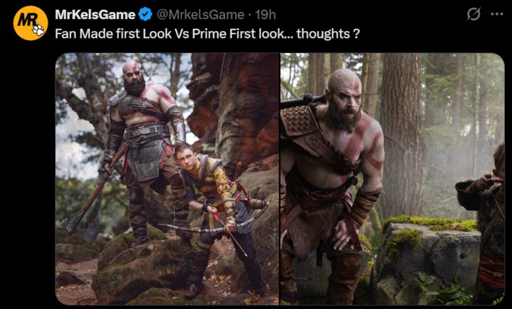 Kratos and Atreus cosplay