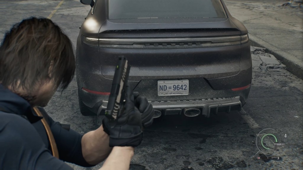 Leon's License Plate easter egg Resident Evil Requiem