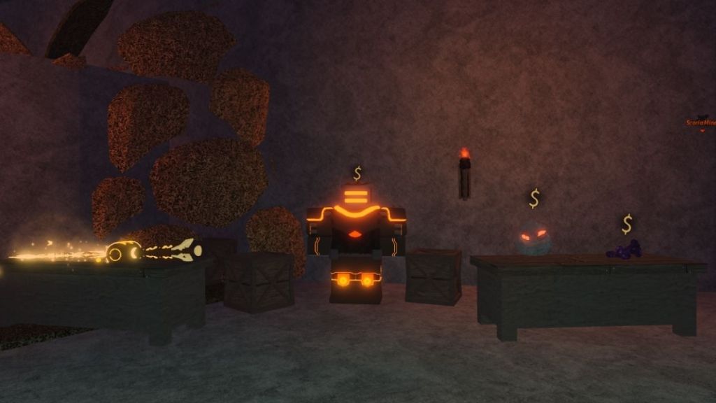 Location of Scoria Armor in Fisch