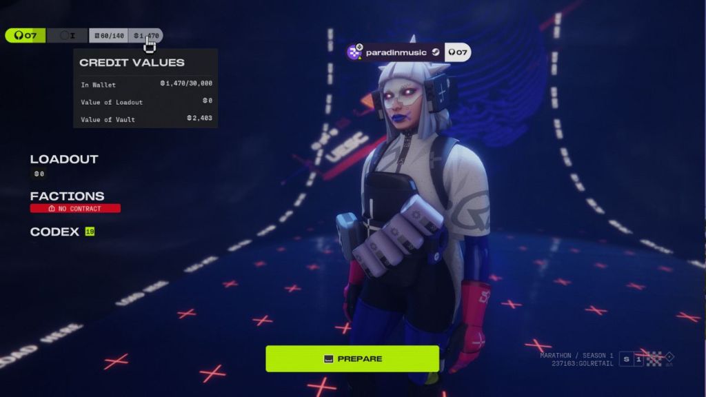 Marathon Credits Currency