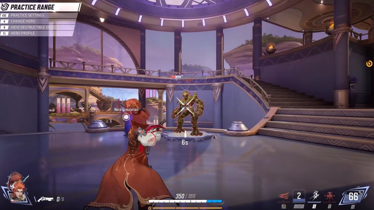 Marvel Rivals Elsa Bloodstone Elefante Pistola Fuego