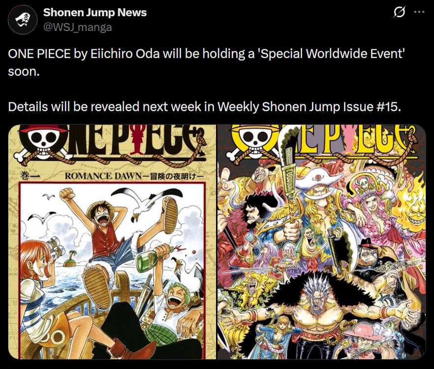 One Piece Special announcement