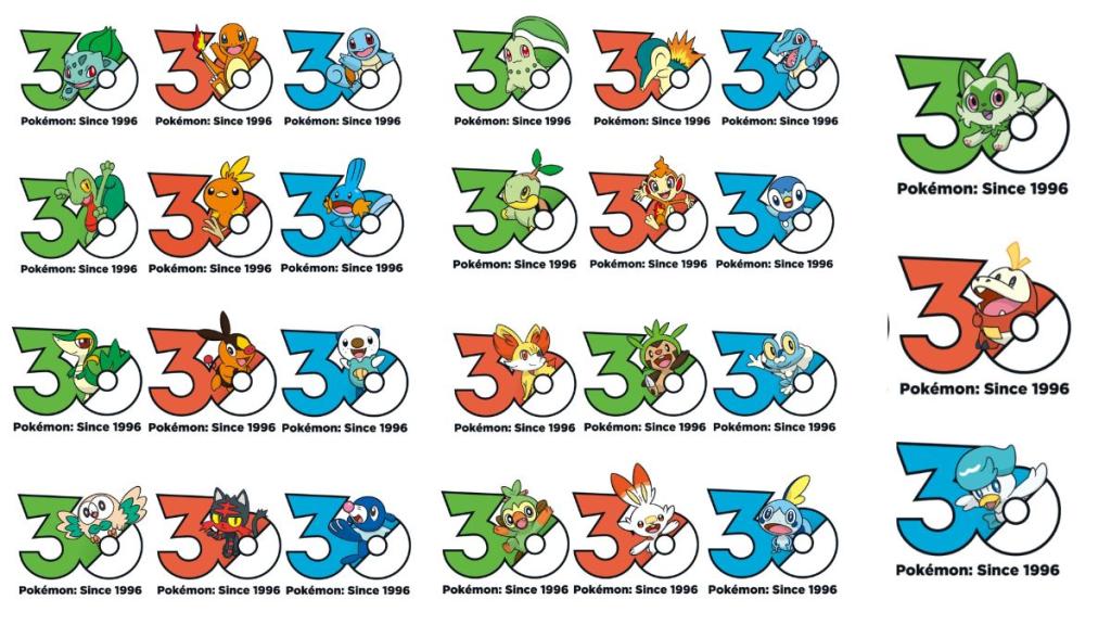 Pokemon 30th Anniversary Logo Campaign