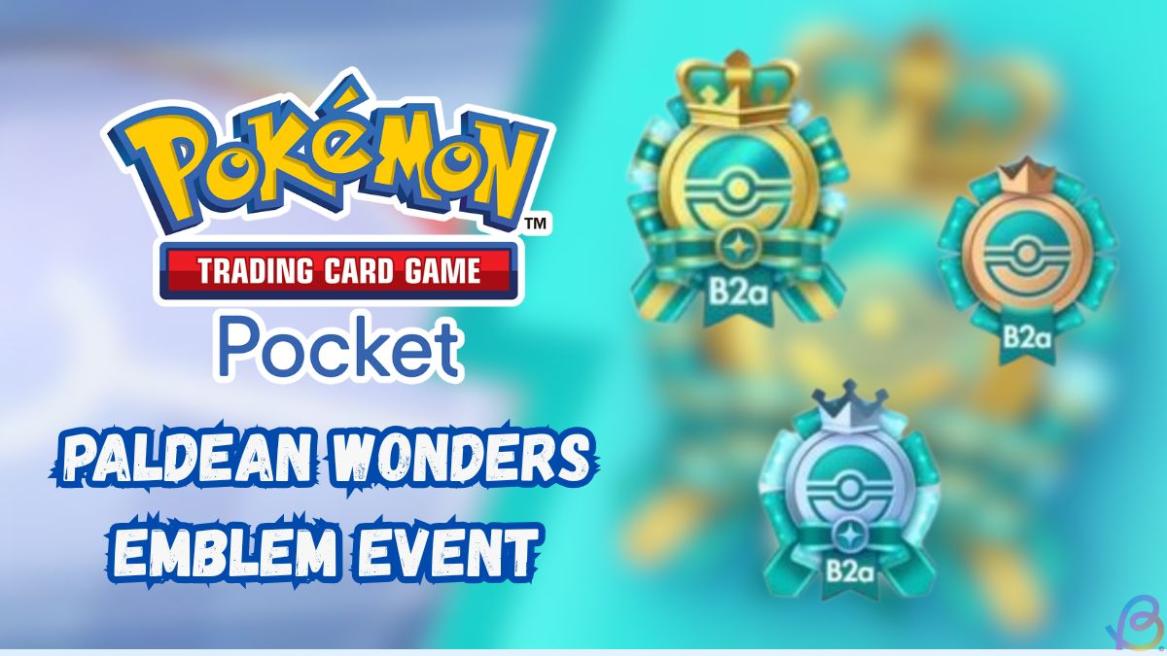 Pokemon TCG Pocket Paldean Wonders Emblem event