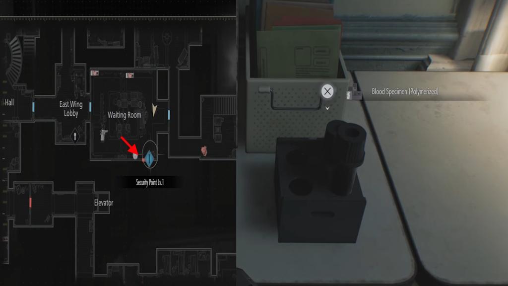 Resident Evil Requiem Analyzer Blood Specimen Polymerized location